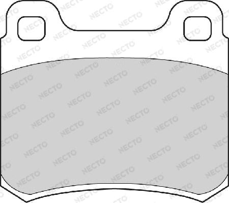 Necto FD4173A - Brake Pad Set, disc brake autospares.lv