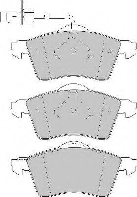 Necto FD6946N - Brake Pad Set, disc brake autospares.lv