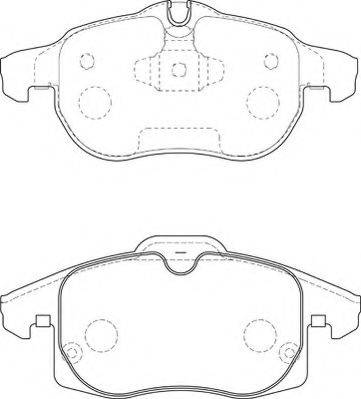 Necto FD6947N - Brake Pad Set, disc brake autospares.lv