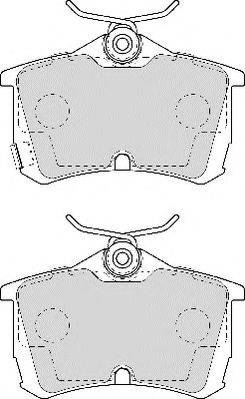 Necto FD6956N - Brake Pad Set, disc brake autospares.lv