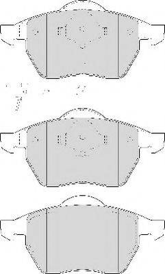 Necto FD6920N - Brake Pad Set, disc brake autospares.lv