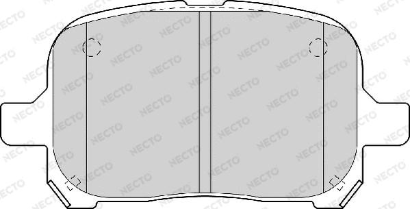 Necto FD6973A - Brake Pad Set, disc brake autospares.lv