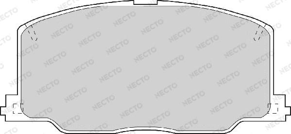 Necto FD6459A - Brake Pad Set, disc brake autospares.lv