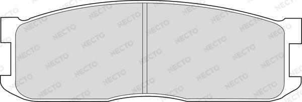 Necto FD6462V - Brake Pad Set, disc brake autospares.lv