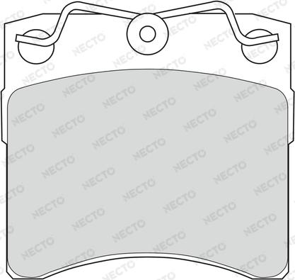 Necto FD6473V - Brake Pad Set, disc brake autospares.lv