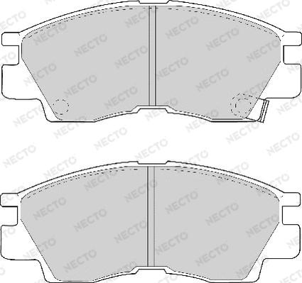 Necto FD6598A - Brake Pad Set, disc brake autospares.lv