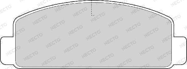 Necto FD6553A - Brake Pad Set, disc brake autospares.lv