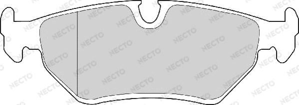 Necto FD6565A - Brake Pad Set, disc brake autospares.lv