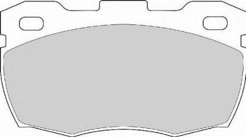 Necto FD6585E - Brake Pad Set, disc brake autospares.lv