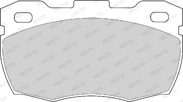 Necto FD6585A - Brake Pad Set, disc brake autospares.lv