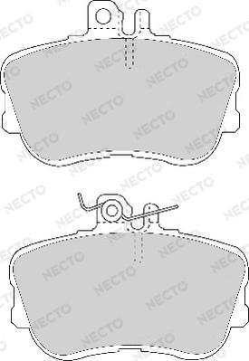 Necto FD6583A - Brake Pad Set, disc brake autospares.lv