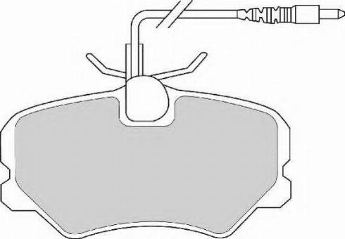 Necto FD6523N - Brake Pad Set, disc brake autospares.lv