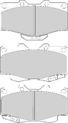 Necto FD6579N - Brake Pad Set, disc brake autospares.lv