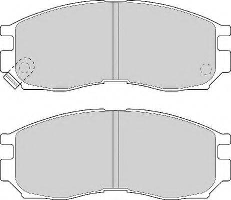 Necto FD6574N - Brake Pad Set, disc brake autospares.lv