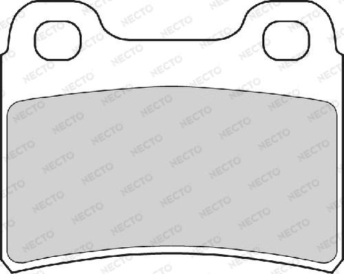 Necto FD6577A - Brake Pad Set, disc brake autospares.lv