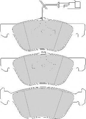 Necto FD6653N - Brake Pad Set, disc brake autospares.lv