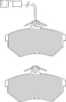 Necto FD6602N - Brake Pad Set, disc brake autospares.lv