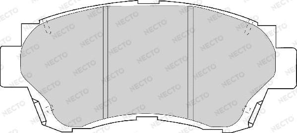 Necto FD6635A - Brake Pad Set, disc brake autospares.lv