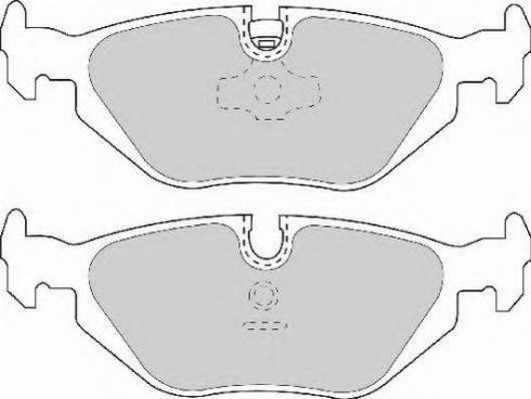 Necto FD6633N - Brake Pad Set, disc brake autospares.lv