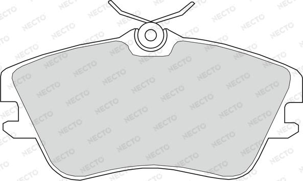 Necto FD6626V - Brake Pad Set, disc brake autospares.lv