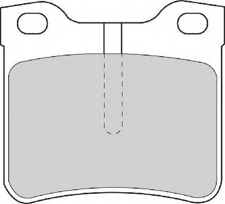 Necto FD6677N - Brake Pad Set, disc brake autospares.lv