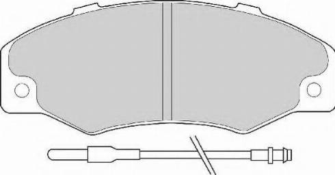 Necto FD6089N - Brake Pad Set, disc brake autospares.lv