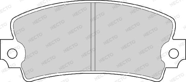 Necto FD6163A - Brake Pad Set, disc brake autospares.lv