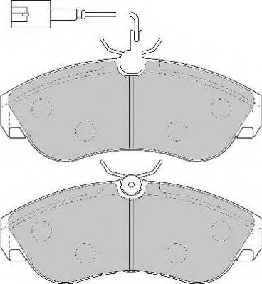 Necto FD6890N - Brake Pad Set, disc brake autospares.lv