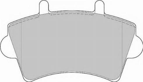 Necto FD6893N - Brake Pad Set, disc brake autospares.lv