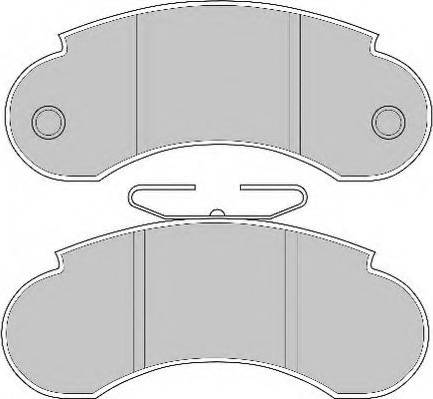 Necto FD685N - Brake Pad Set, disc brake autospares.lv