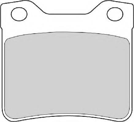 Necto FD6865N - Brake Pad Set, disc brake autospares.lv