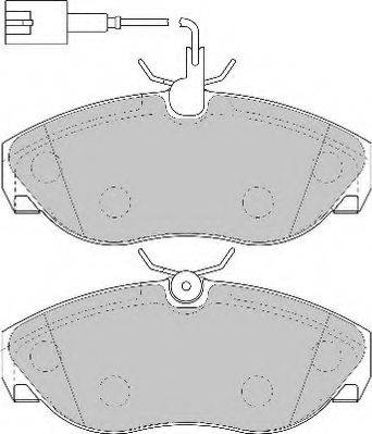 Necto FD6889N - Brake Pad Set, disc brake autospares.lv