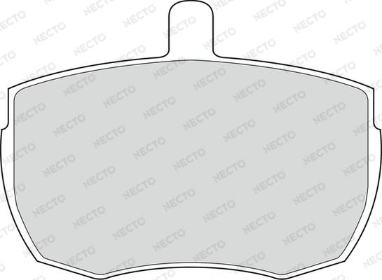 Necto FD6885V - Brake Pad Set, disc brake autospares.lv