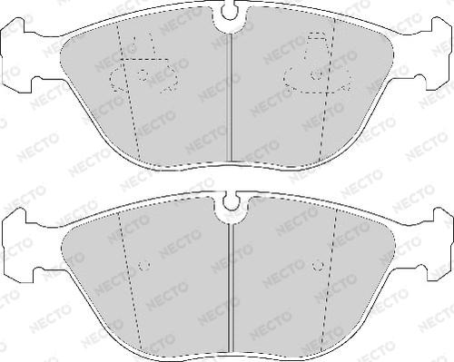 FTE 9002293 - Brake Pad Set, disc brake autospares.lv