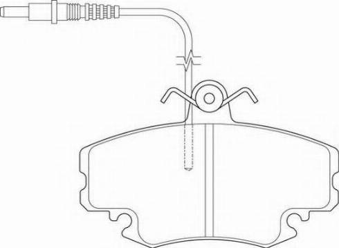 Necto FD6324N - Brake Pad Set, disc brake autospares.lv