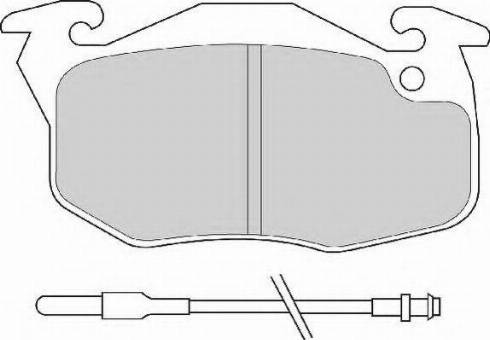 Necto FD6370N - Brake Pad Set, disc brake autospares.lv