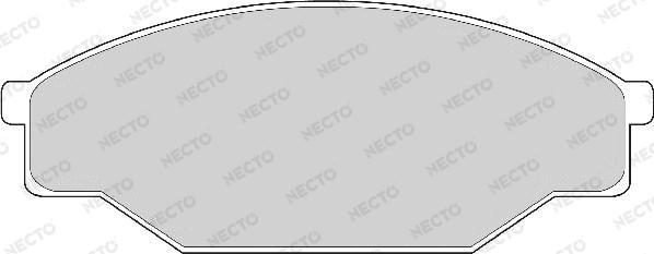 Necto FD6264A - Brake Pad Set, disc brake autospares.lv