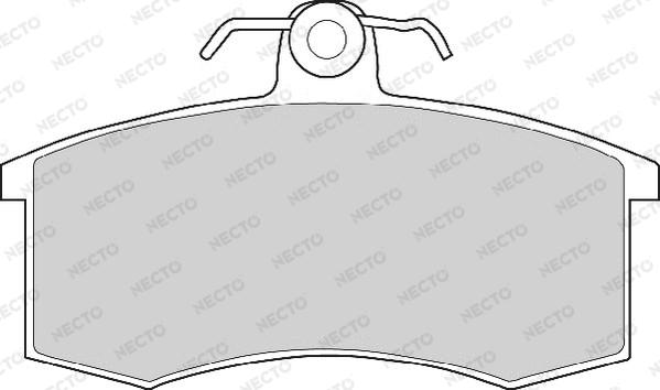 Necto FD6216A - Brake Pad Set, disc brake autospares.lv