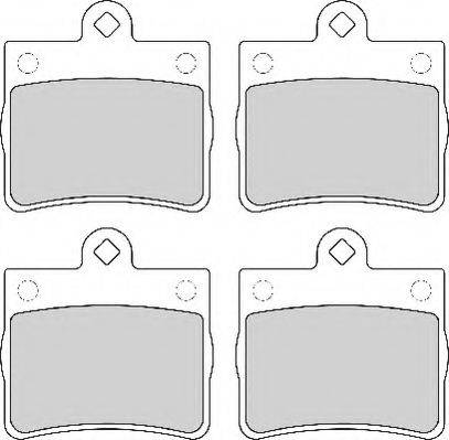 Necto FD6794N - Brake Pad Set, disc brake autospares.lv