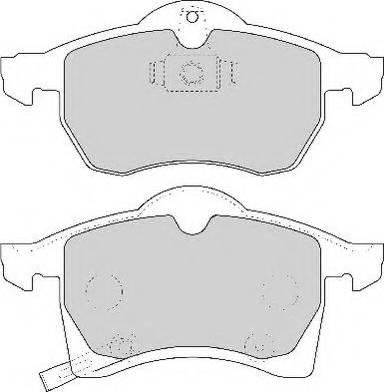 Necto FD6793N - Brake Pad Set, disc brake autospares.lv