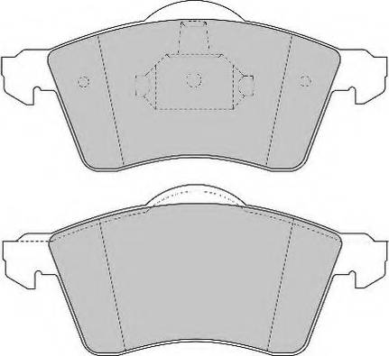 Necto FD6759N - Brake Pad Set, disc brake autospares.lv