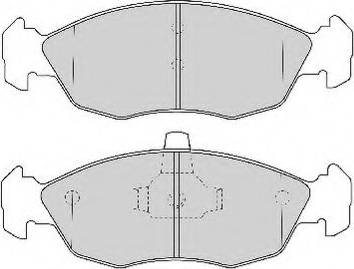 Necto FD6760N - Brake Pad Set, disc brake autospares.lv