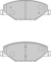 Necto FD7614A - Brake Pad Set, disc brake autospares.lv