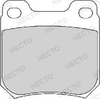 Necto FD6715A - Brake Pad Set, disc brake autospares.lv