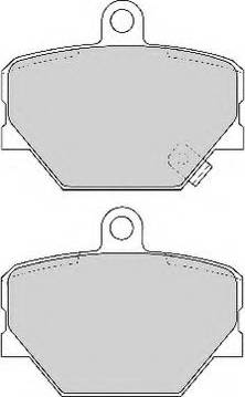 Necto FD6774N - Brake Pad Set, disc brake autospares.lv