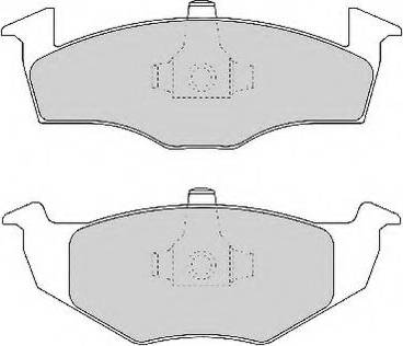 Necto FD6770N - Brake Pad Set, disc brake autospares.lv