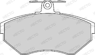 Necto FD6778A - Brake Pad Set, disc brake autospares.lv