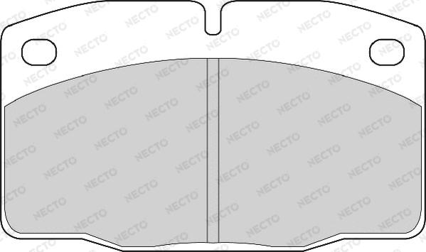 Necto FD817A - Brake Pad Set, disc brake autospares.lv