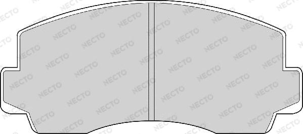 Necto FD881A - Brake Pad Set, disc brake autospares.lv