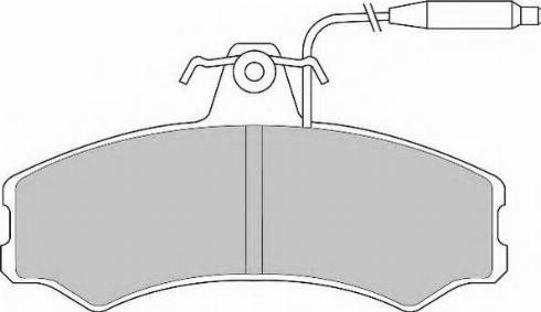 Necto FD290N - Brake Pad Set, disc brake autospares.lv